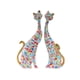 thumbnail image 3 of Estatuilla de gato de 2 piezas, estatua de Animal, decoración de centro de mesa decorativa de resina para armario, escultura elegante colori Estilo A BLESIY Estatuilla de gato, 3 of 8