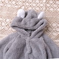 thumbnail image 6 of Baby Fleece Snowsuit - Bear Outfit Fleece Warm Jumpsuit Romper Hooded Infant Girls Boys Winter Coat - Long Sleeve Baby Rompers Infant Winter Clothes, 6 of 7
