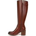 thumbnail image 4 of Naturalizer Women's Fannie Block Heel Knee High Boot Saddle Tan 7.5M, 4 of 5