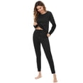 thumbnail image 6 of Uniexcosm Women’s Pajama Set Long Sleeve Top Pjs Lounge Sets with Pocket, 6 of 10