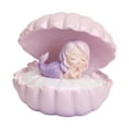 thumbnail image 1 of 1pc Resin Craft Mermaid Night Lamp Shell Mermaid Small Night Lamp Ornament, 1 of 8