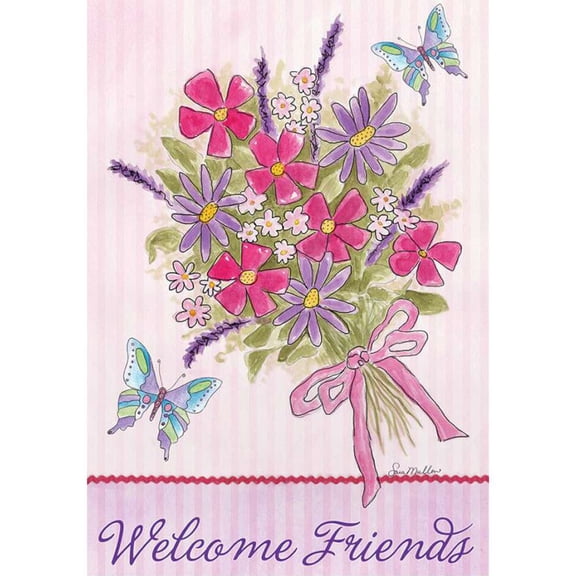 Premier House Size Flag - Bouquet For Friends