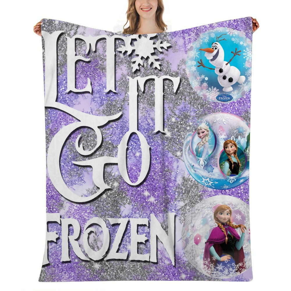 Frozen Anna Blankets, Super Soft Thick Fuzzy Warm Blanket for Bed and