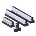 thumbnail image 2 of 50 unidades de portavasos para 2 tazas con envoltorio floral, caja de embalaje para llevar con asa para café. negro, 2 of 9