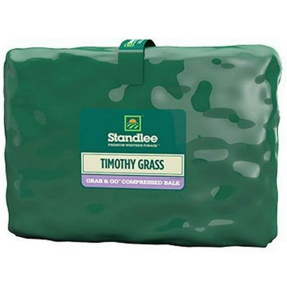 Standlee Premium Western Forage 50 Lb. Premium Timothy Grab & Go Compressed Bale