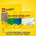 thumbnail image 7 of LEGO Classic White Baseplate, Square 32x32 Stud Foundation to Build, Play, and Display Toy Brick Creations, Great for Snowy and Winter Landscapes, 11026, 7 of 7