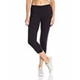 thumbnail image 2 of Hanes Women's Stretch Jersey Capri Leggings, 21" Black L, 2 of 3