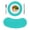 Blue, variant on Teal Round 13 Inch Placemats Set of 4, Turquoise Pure Teal HeatResistant Non Slip Place Mats for Dining Table, Wipeable Braided Kitchen Table Mats for Housewarming