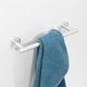 thumbnail image 2 of Barra de toalla de acero inoxidable de acero inoxidable 50 cm de plato de montaje en pared soporte moderno organizador portador de accesorios de estante de baño brillante brillante Eigraketly HA011297-04B, 2 of 6