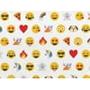 100 Pack, Emoji Tissue Paper 20 x 30", Sheet Pack for DIY, Gift Wrapping, Birthday Parties and Events, Made In USA