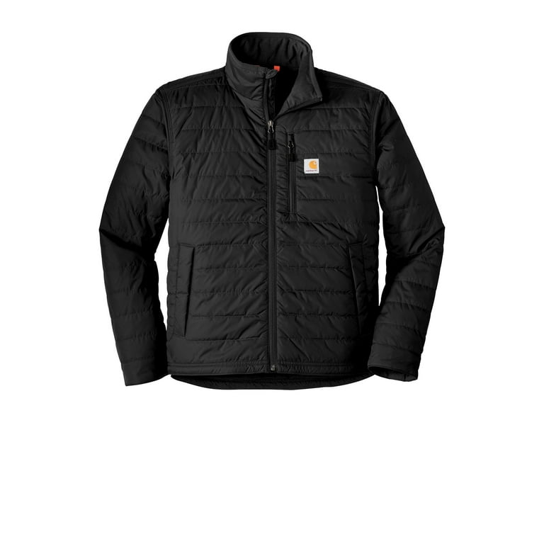 Carhartt Men s Lightweight Water Repellent Jacket with Insulated Lining Black L Walmart