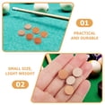 thumbnail image 2 of FRCOLOR pool cue tips 30Pcs Billiard Pool Cue Tips Pool Stick Tips Pool Cue Tips Replacement Kit Billiard Cue Tips,0.51"X0.51"X0.16", 2 of 4
