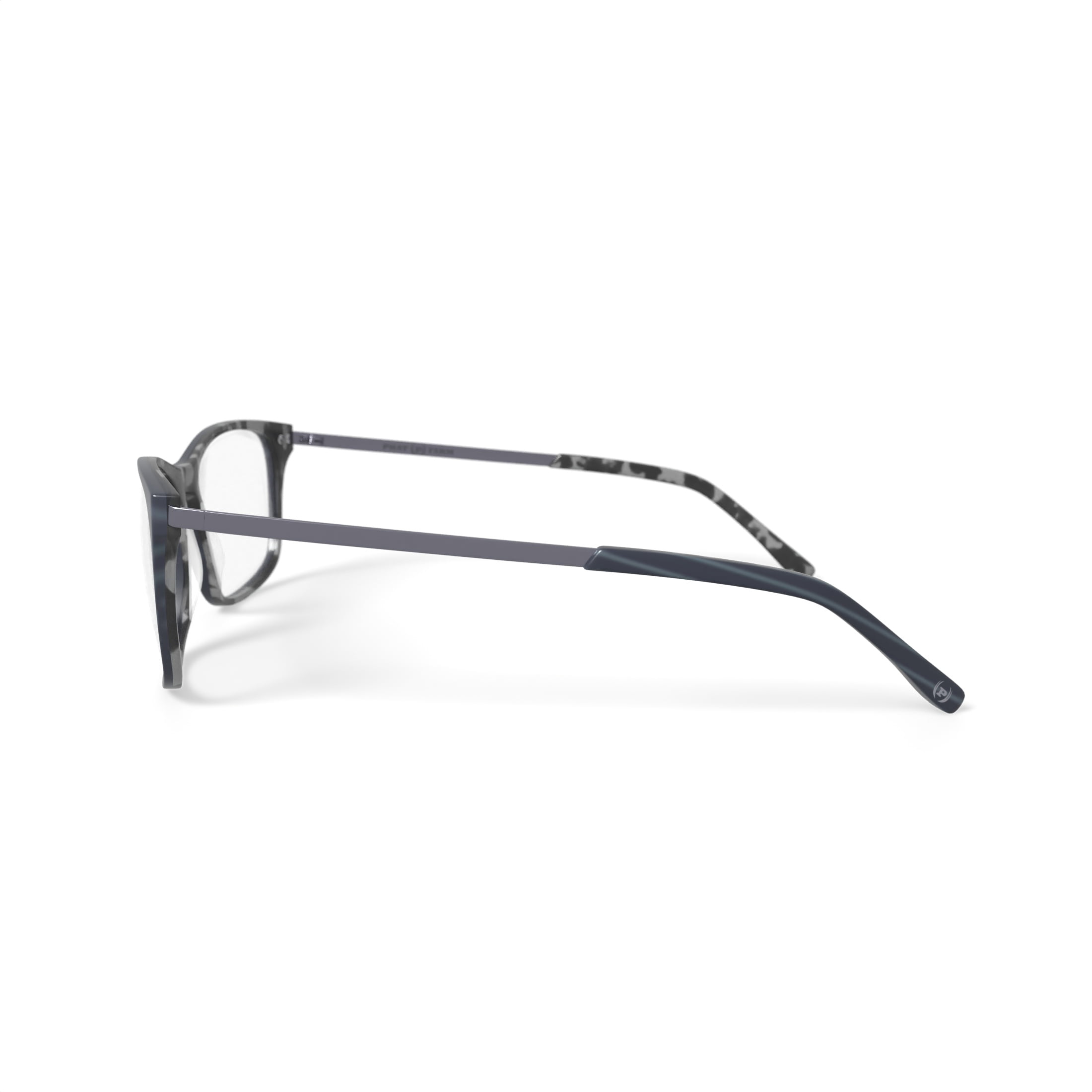 Phat Farm Men's HV719 Square Prescription Eyeglasses with Case, Green