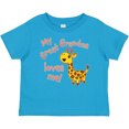 thumbnail image 3 of Inktastic My Great Grandma Loves Me- Cute Giraffe Boys or Girls Baby T-Shirt, 3 of 5