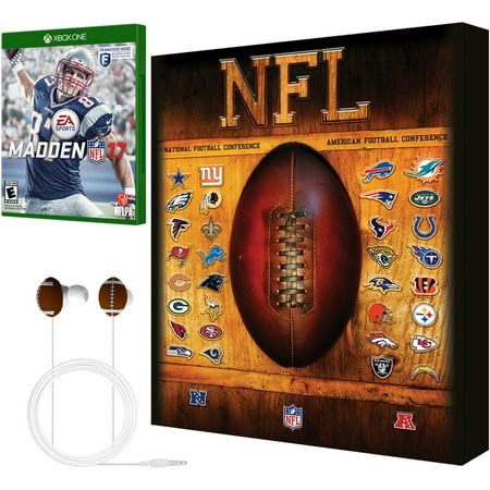 Madden NFL 17 Earbud and Wall Art Bundle - Walmart Exclusive Xbox One