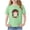 Green, variant on BXSRUTA Girls Short Sleeve Cotton T-Shirt Bunny Rabbit Print Round Neck Casual Tee for Summer Daily Wear