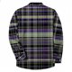 thumbnail image 5 of Blusa y camisa de manga larga con cuello vuelto para hombre, informal, a la moda, con botones, estampado a cuadros, blusa elástica de manga larga con cuello vuelto, blusa de poliéster para hombre, 5 of 5