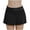 Black, variant on Women's Solid Color Mini Lace Patchwork Skirt - 82% Polyester Sexy Summer Beach Cover-Up, S-XXXL