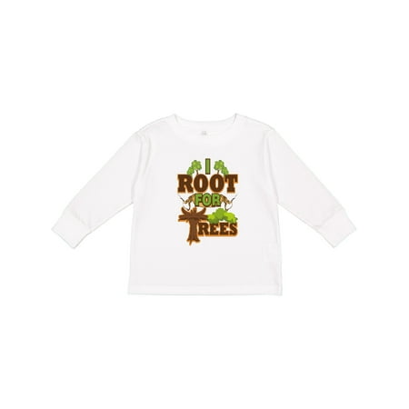 

Inktastic Arbor Day Root For Trees Boys or Girls Long Sleeve Toddler T-Shirt