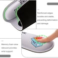 thumbnail image 5 of sixwipe Ergonomic Mouse Pad with Wrist Rest, Funny Cute Desk Keyboard Wrist Rest and Computer Wrist Support, No Slip Keyboard Wrist Pad with Coaster for Easy Typing and Hand Pain Relief, 5 of 7
