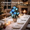 thumbnail image 4 of Artificial Blue Rose Flower Lamp LED Lights, Flower Table Lamp for Bedroom Bar Coffee Shop Wedding Valentines Mothers Day Birthday Christmas - Unique Gifts for Women Her Girlfriend Wife Mom, 4 of 15