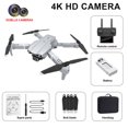 thumbnail image 3 of Dron Mini 4K HD Monstrate Cámara dual Avión WiFi Control remoto aéreo Gris, 3 of 6