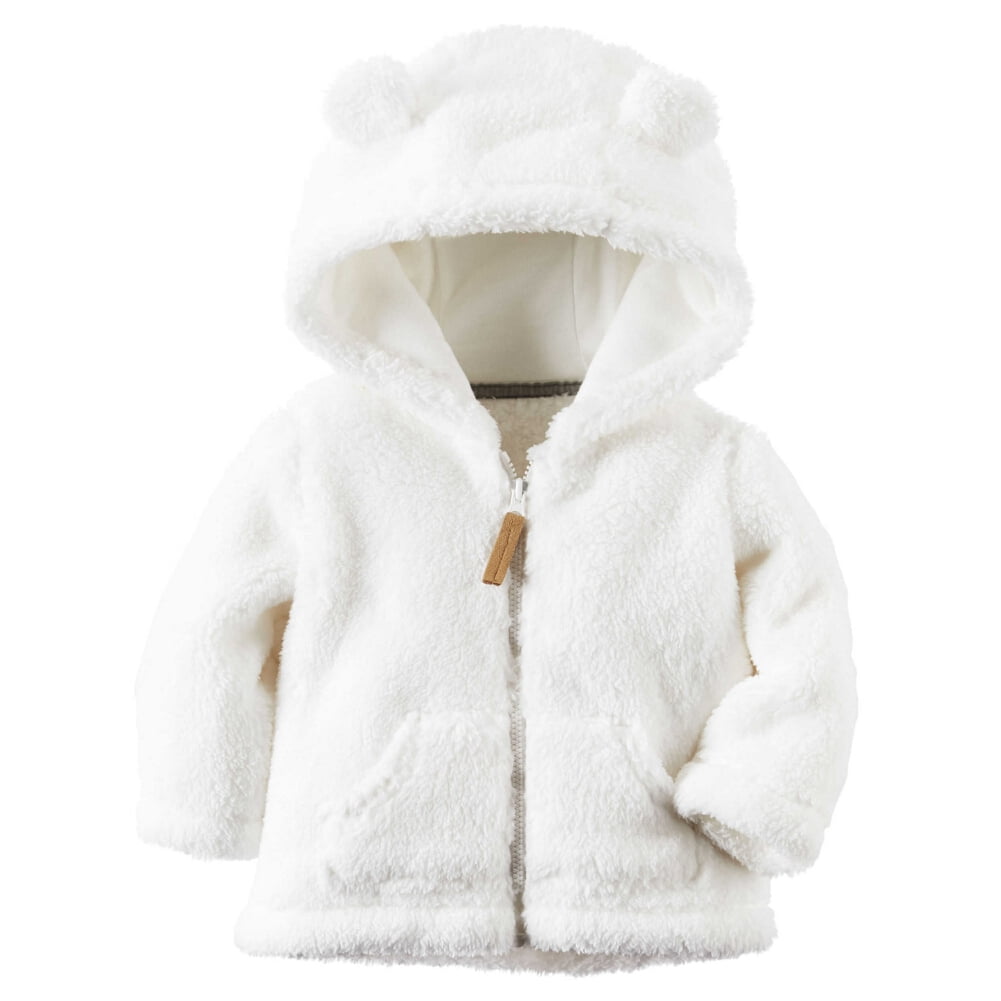 Carters Baby Boys Sherpa Hooded Jacket 