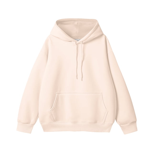 pstuiky camisa de manga larga para hombre, Blusa informal con capucha y manga larga para hombre, color liso, con bolsillo Tops de talla grande para hombre l