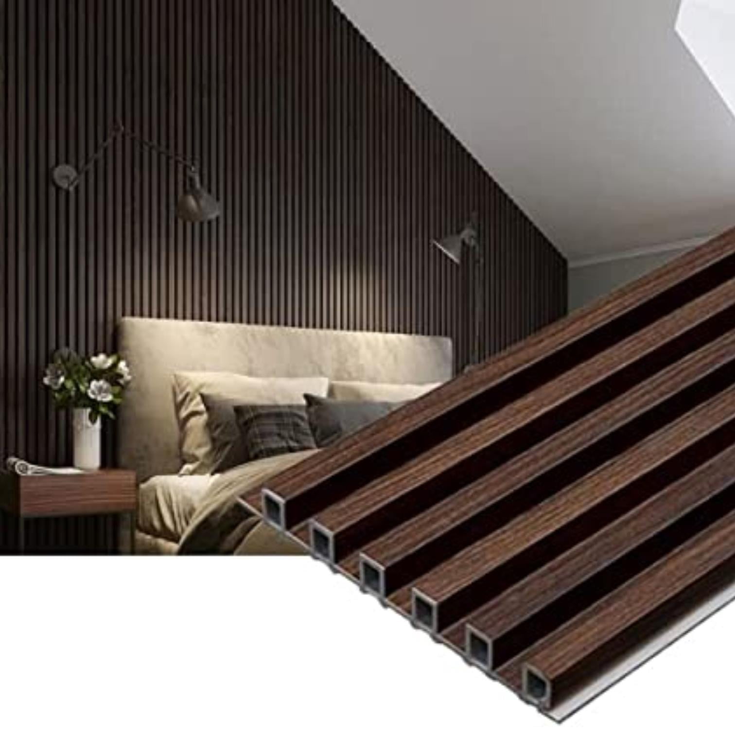 Lambrin Decorativo 3D WPC Ecológico Para Pared Medida 1m x 17cm Color ...