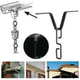 thumbnail image 1 of Adaptador de Cadenas de Lluvia Macarena para Canalones Instalación en Traje de Instalador, 1 of 8