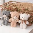 thumbnail image 1 of 12cm Cute Patch Bear Dolls Lovely Teddy Bear Stuffed Toy Soft Bear Baby Toy Kids Girls Birthday Brinquedos Wedding Gifts112cm He Qiyong unisex, 1 of 1