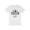 thumbnail image 3 of Soccer Sister Player Coach Fan Game Day Gift Girls Women T-Shirt Soccer Sister Game Day Birthday Holiday Presents Tshirt, 3 of 9