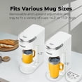 thumbnail image 3 of Cafetera CHULUX Slim Single Serve K Pod, de 6 a 12 oz, color blanco perla, 3 of 6