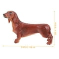 thumbnail image 5 of Plastic Fake Dog Figurine Simulation Dog Figure Plastic Animal Figure Simulation Dog Figurine Toy, 5 of 6
