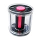 thumbnail image 5 of Estuche de almacenamiento para cintas de baile, organizador de cintas de gimnasia, portátil, espacioso y reutilizable. Rosa roja, 5 of 8