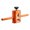orange, variant on Kilougeis New Arrival! Automatic Wall Wiring Machine Cable Hidden Pipe Threading Device,Electrical Wire Puller for Electrical Conduit Pipes