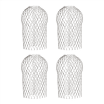 4 Pcs Gutter Downspout Guards 3.5 Inch Aluminum Leaf Filter Strainer Expandable Protector