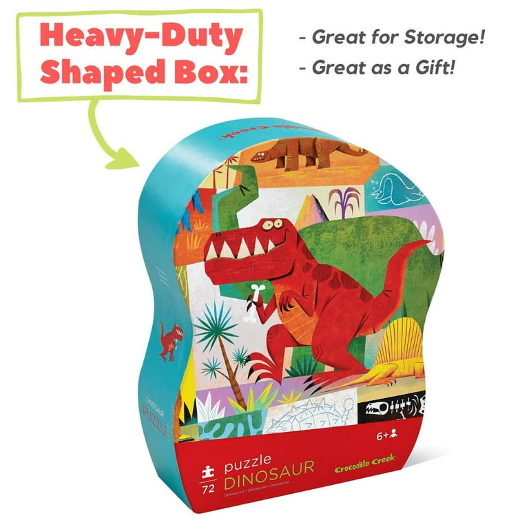 Crocodile Creek Dinosaur 72Pc Junior Puzzle - Walmart.com