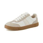 Cushionaire Balance Lace Up Women's Sneakers - Casual Tennis Shoes for Women with Memory Foam and Slip Resistant Outsole