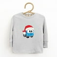 thumbnail image 2 of Leo the Truck Santa Hat Snow - Toddler Long Sleeve Graphic Tee, 2 of 12