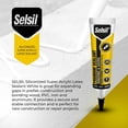 thumbnail image 3 of Siliconized Super Acrylic Latex Sealant, Indoor & Outdoor Paintable Caulk - Flexible, Weather & Moisture Resistant, White Caulking for Baseboards, Windows, Doors & More - 5.5 oz (160 ml), 3 of 7