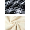 thumbnail image 5 of Men's Jackets Fleece Checked Shirt Jacket Flannel Work Jackets Lumberjack Shirt Casual Button Down Coat with Pockets, 5 of 5