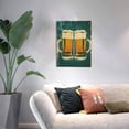 thumbnail image 5 of 12x16 inch Frameless Painting Wall Art Prints Two Beers Tavern Decor,Rustic Tavern,Bar Wall Decor Poster & Prints,Funny Two Beers Modern Style Oil Painting Canvas,Charm Gifts For Beer Lovers, 5 of 6