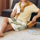 thumbnail image 5 of Fotbe Chickens Pantalones Cortos de Pijama para Hombre, Ropa de Dormir, Pantalones de Pijama Cortos para Hombre-Large, 5 of 6