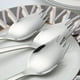 thumbnail image 3 of Monstrate Tenedor 2 en 1, cucharas para ensalada, cuchara para Pastas, utensilios de cocina multifuncionales, tenedores portátiles para frutas, Mostrada Plata L, 3 of 6