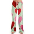 thumbnail image 2 of Valentines Women Comfy Casual Pajama Pants Heart Funny Holiday Love Heart Pj Pants Soft Pajama Lounge Pants Cozy Valentines Day Gifts Pajamas Women, 2 of 4