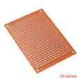 thumbnail image 1 of Prototipo de PCB con acabado de soldadura de una sola cara de fibra de vidrio de 20 piezas para placas de circuito de bricolaje 5x7cm Noticed HA1667-00, 1 of 2