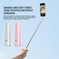 thumbnail image 4 of Daily Mix Store Mini Perche à Selfie Bluetooth Monopode de Poche Rotatif à 360 avec Prise Unique pour Doigt Trépied Compact pour Appareil Photo de Voyage en Blanc et Rose, 4 of 9