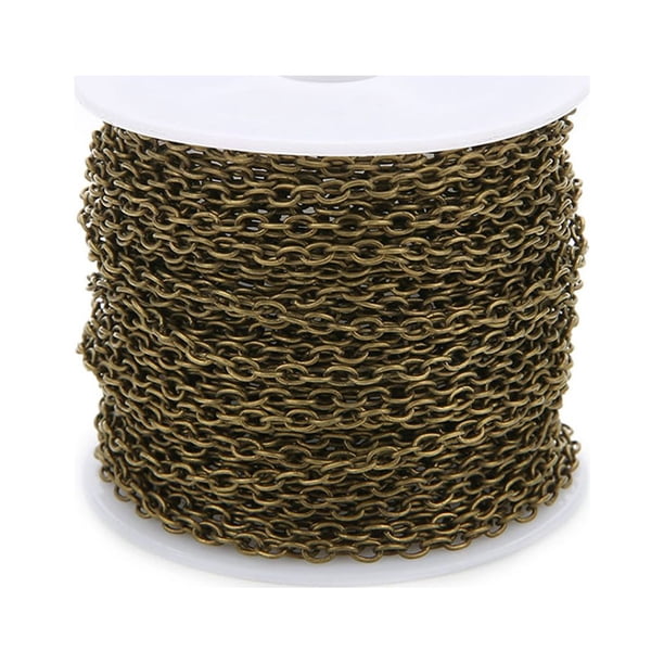 Collar de cadena Sonducket cruzada con cola de acero cian viejo 360 pulgadas