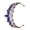 F, variant on Yihuala Crowns Hairband with Colorful Wide Side Shinning Baroques Hairband for Festival Wedding Party